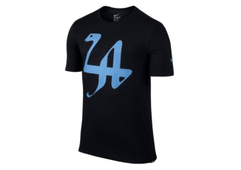 NIKE KOBE LA 24 TEE BLACK/UNIVERSITY BLUE 