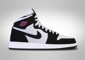 NIKE AIR JORDAN 1 RETRO HIGH PURE PLATINUM/VIVID PINK GG