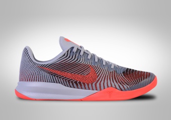 NIKE KOBE MENTALITY II WOLF GREY BRIGHT CRIMSON