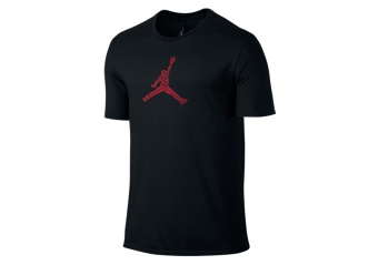 NIKE AIR JORDAN ENGINEERED FOR FLIGHT DRI-FIT TEE BLACK