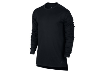 NIKE AIR JORDAN 23 LUX EXTENDED LONG-SLEEVE TOP BLACK