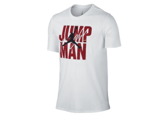 NIKE AIR JORDAN JUMPMAN FLIGHT TEE WHITE