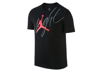 NIKE AIR JORDAN FLIGHT TEE BLACK INFRARED