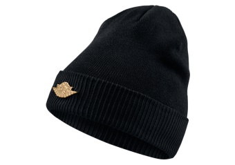 NIKE AIR JORDAN JUMPMAN BEANIE CUFF BLACK METALLIC GOLD