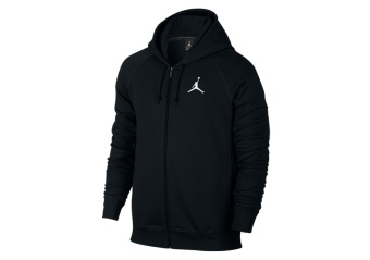 NIKE AIR JORDAN FLIGHT FLEECE HOODY BLACK