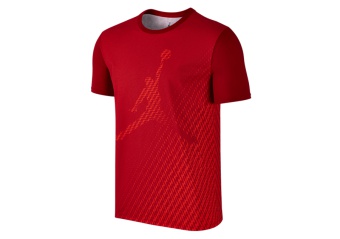 NIKE AIR JORDAN 31 DRI-FIT PRINTED TEE GYM RED