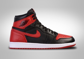 NIKE AIR JORDAN 1 RETRO HIGH OG GS BRED BANNED (SMALLER SIZE)