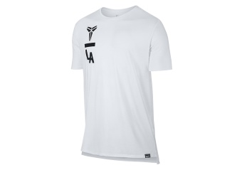 NIKE KOBE ART DROPTAIL TEE WHITE