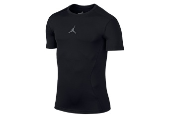 NIKE AIR JORDAN 23 PRO DRY COMPRESSION SS TOP BLACK