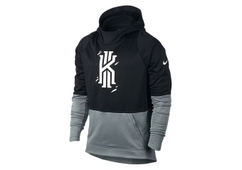 NIKE MEN'S THERMA KYRIE HYPER ELITE HOODY BLACK
