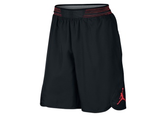 NIKE AIR JORDAN MID-FLIGHT VICTORY SHORT BLACK GYM RED