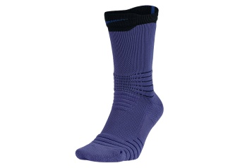 NIKE ELITE VERSATILITY CREW BASKETBALL SOCKS PURPLE DUST