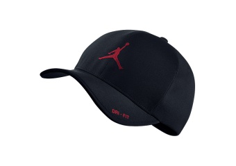 NIKE AIR JORDAN CLASSIC99 HAT BLACK GYM RED