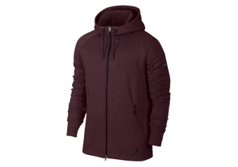 NIKE AIR JORDAN ICON FLEECE HOODY NIGHT MAROON