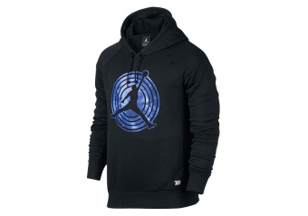 NIKE AIR JORDAN 11 SPACE JAM FLEECE HOODY BLACK