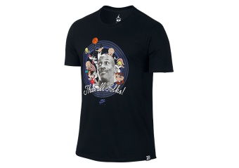 NIKE AIR JORDAN THAT'S ALL FOLKS TEE BLACK