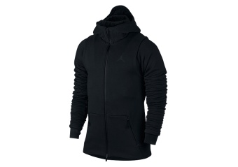 NIKE AIR JORDAN SHIELD HOODIE BLACK