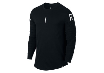 NIKE AIR JORDAN A.I.R. LONG-SLEEVE TEE BLACK