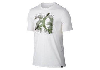 NIKE AIR JORDAN 13 ELEVATED TEE WHITE