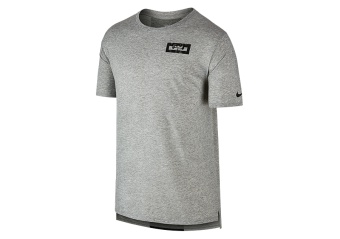 NIKE DRY LEBRON ART TEE DARK GREY HEATHER