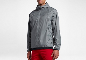 NIKE AIR JORDAN SPORTSWEAR WINGS WINDBREAKER COOL GREY