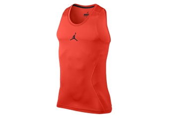 NIKE AIR JORDAN ALL SEASON COMPRESSION TANK MAX ORANGE