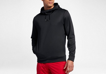 NIKE AIR JORDAN THERMA 23 ALPHA TRAINING HOODIE BLACK