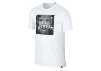 NIKE AIR JORDAN MAKING EXCUSES DRI-FIT TEE WHITE