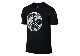 NIKE AIR JORDAN 8 BRAND TEE BLACK