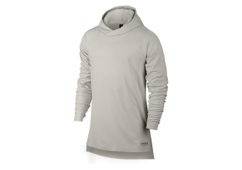 NIKE AIR JORDAN 23 LUX L/S RAGLAN HOODED TOP LIGHT BONE