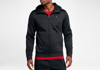 NIKE AIR JORDAN THERMA 23 PROTECT FZ HOODIE BLACK