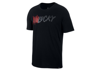 NIKE AIR JORDAN 13 UNLUCKY TEE BLACK