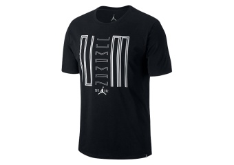 NIKE AIR JORDAN 11 JUMPMAN 23 TEE BLACK