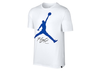NIKE AIR JORDAN SPORTSWEAR AJ 4 MOTORSPORT TEE WHITE