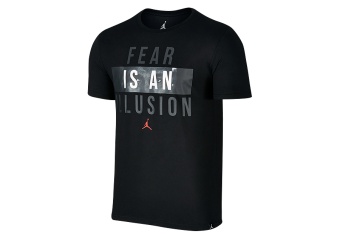 NIKE AIR JORDAN MOTIVATIONAL DRI-FIT TEE BLACK