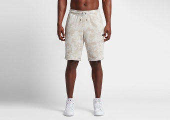 NIKE AIR JORDAN FADEAWAY SHORT LIGHT BONE