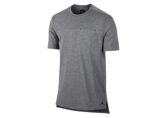 NIKE AIR JORDAN 23 LUX CLASSIC POCKET TEE CARBON HEATHER