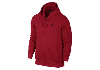 NIKE AIR JORDAN FLIGHT LITE HOODIE GYM RED