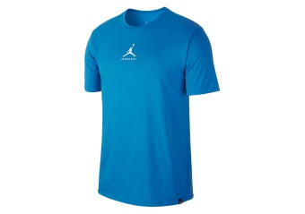 NIKE AIR JORDAN 23/7 JUMPMAN BASKETBALL TEE LIGHT PHOTO BLUE