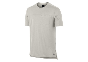 NIKE AIR JORDAN 23 LUX CLASSIC POCKET TEE LIGHT BONE