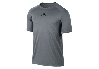 NIKE AIR JORDAN 23 ALPHA FITTED TRAINING TOP COOL GREY