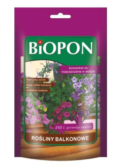 BIOPON KONCENTRAT DO ROŚLIN BALKONOWYCH 250g