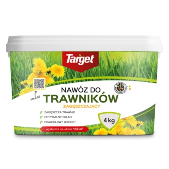 Nawóz do trawników ZAGĘSZCZAJĄCY Target 4KG