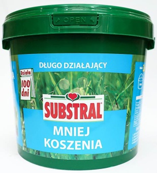 SUBSTRAL NAWÓZ DO TRAW MNIEJ KOSZENIA 5KG