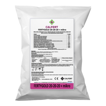 FERTYGOLD 20-20-20+mikro nawóz do fertygacji 25KG