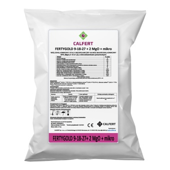 FERTYGOLD 9-18-27+2MgO+mikro nawóz do fertygacji 25KG