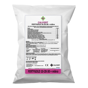 FERTYGOLD 10-20-30+mikro nawóz do fertygacji 25KG