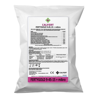 FERTYGOLD 9-45-15+mikro nawóz do fertygacji 25KG