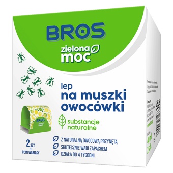 BROS ZIELONA MOC LEP MUSZKI OWOC