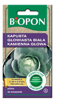 BIOPON KAPUSTA GŁOWIASTA BIAŁA KAMIENNA GŁOWA 2G